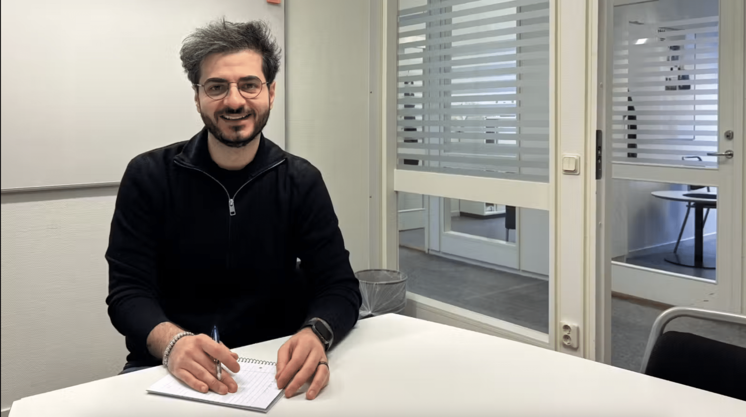 Ghaith bytte karriär – utbildar ...